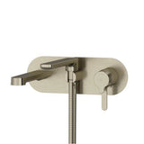 Riobel - NibiE Wall Mount Tub Filler Trim - Brushed Nickel
