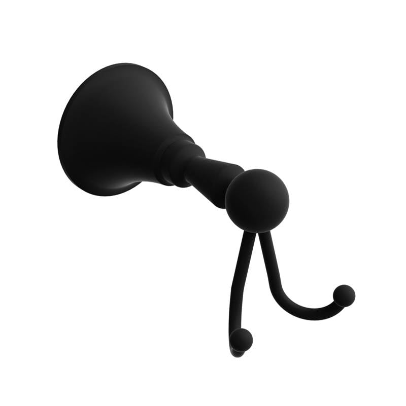 Riobel - MomentiE Double Robe Hook - Black