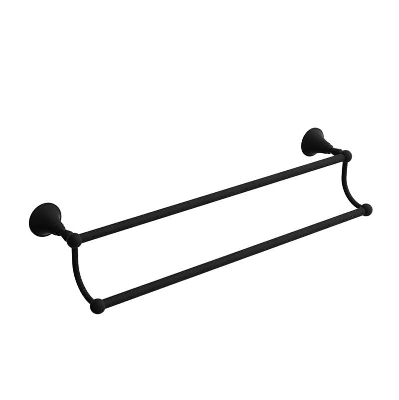 Riobel - MomentiE Double 24'' Towel Bar - Black