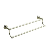 Riobel - MomentiE Double 24'' Towel Bar - Brushed Nickel