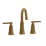 Riobel - MomentiE Widespread Lavatory Faucet With C-Spout - Brushed Gold