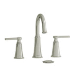 Riobel - MomentiE Widespread Lavatory Faucet With C-Spout - Polished Nickel