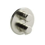 Riobel - MomentiE 3/4'' Therm & Pressure Balance Trim With 6 Functions - Brushed Nickel