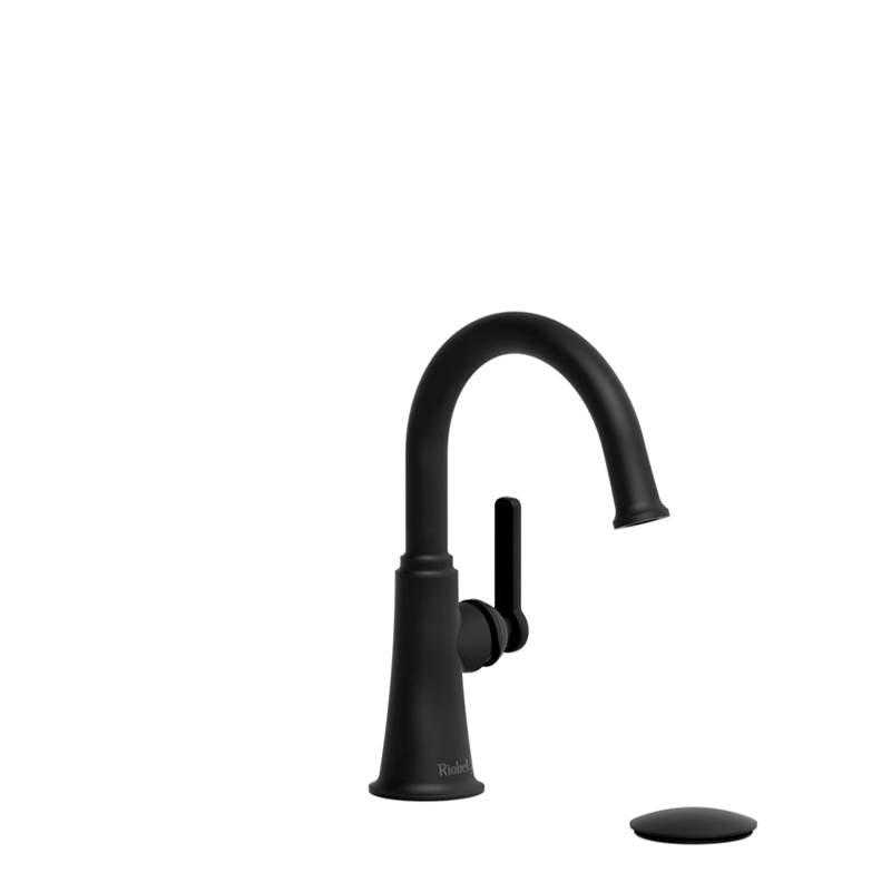 Riobel - MomentiE Single Handle Lavatory Faucet With C-Spout - Black