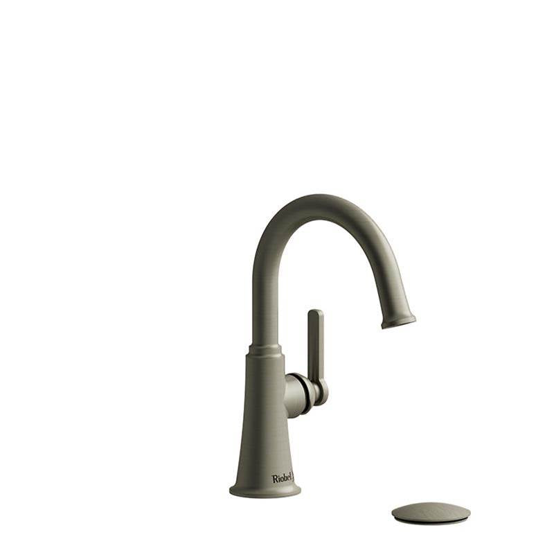 Riobel - MomentiE Single Handle Lavatory Faucet With C-Spout - Brushed Nickel