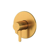 Riobel - NibiE 1/2'' Therm & Pressure Balance Trim With 3 Functions - Brushed Gold