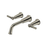 Riobel - MomentiE Wall Mount Tub Filler Trim - Brushed Nickel