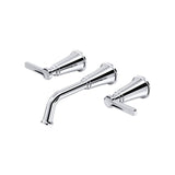 Riobel - MomentiE Wall Mount Lavatory Faucet Trim - Chrome