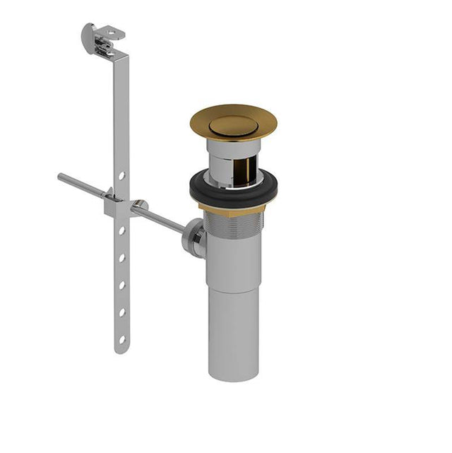 Riobel - Pop-up Drain With Overflow - Brushed Gold