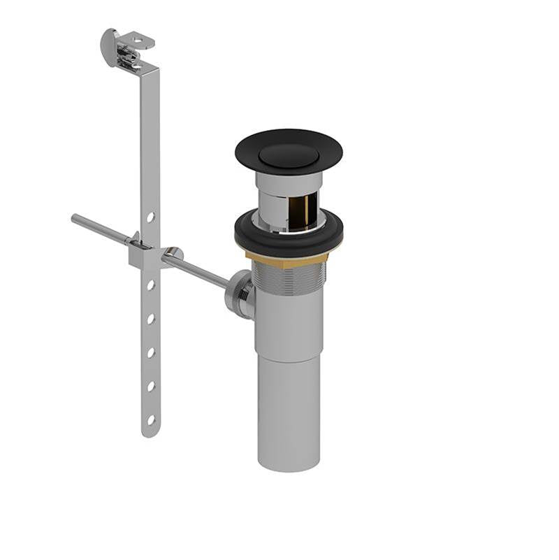 Riobel - Pop-up Drain With Overflow - Black