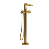 Riobel - ParabolaE Single Hole Floor Mount Tub Filler Trim - Brushed Gold