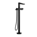 Riobel - ParabolaE Single Hole Floor Mount Tub Filler Trim - Black