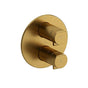 Riobel - ParabolaE 3/4'' Therm & Pressure Balance Trim With 6 Functions - Brushed Gold