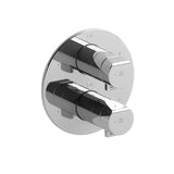Riobel - ParabolaE 3/4'' Therm & Pressure Balance Trim With 6 Functions - Chrome