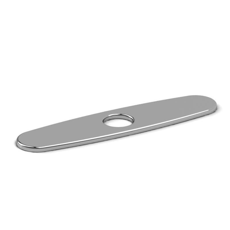 Riobel - 8-Inch Center Kitchen Faucet Deck Plate In Stainless Steel - Stainless Steel