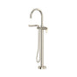 Riobel - ArcaE Thermostatic Single  Hole Floor Mount Tub Filler Trim - Polished Nickel