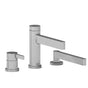 Riobel - 3-piece deck-mount tub filler with hand shower trim - Chrome