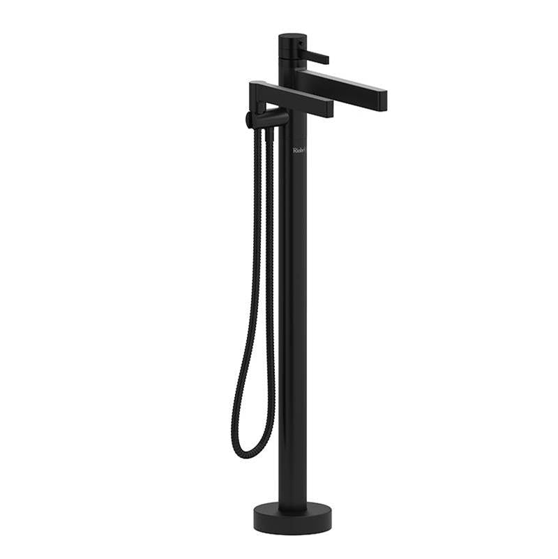Riobel - ParadoxE Single Hole Floor Mount Tub Filler Trim - Black