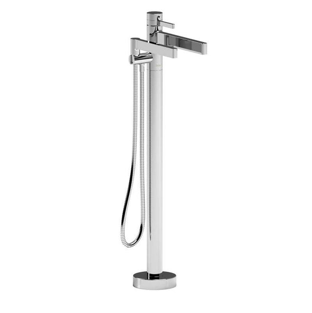 Riobel - ParadoxE Single Hole Floor Mount Tub Filler Trim - Chrome