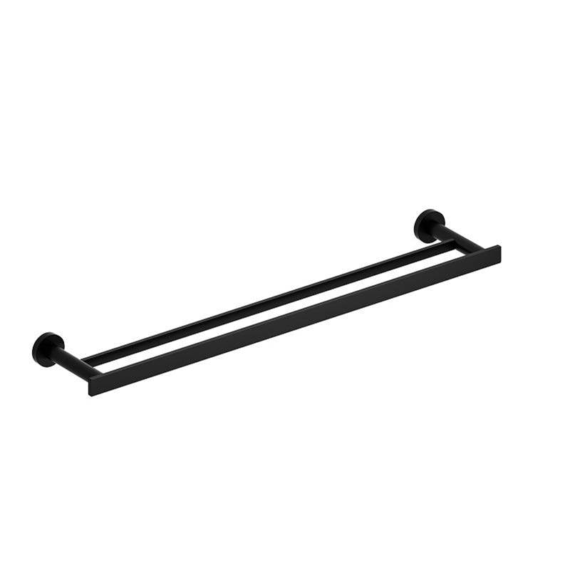 Riobel - ParadoxE Double 24'' Towel Bar - Black