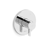 Riobel - ParadoxE 1/2'' Therm & Pressure Balance Trim With 5 Functions - Chrome