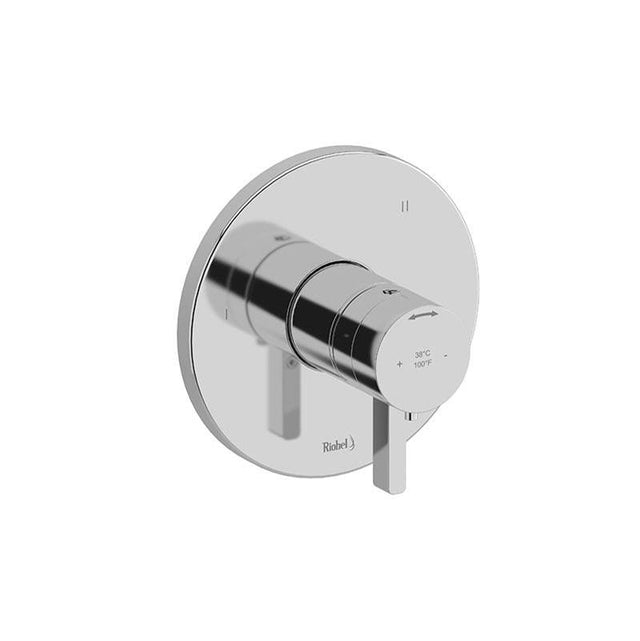 Riobel - ParadoxE 1/2'' Therm & Pressure Balance Trim With 3 Functions - Chrome