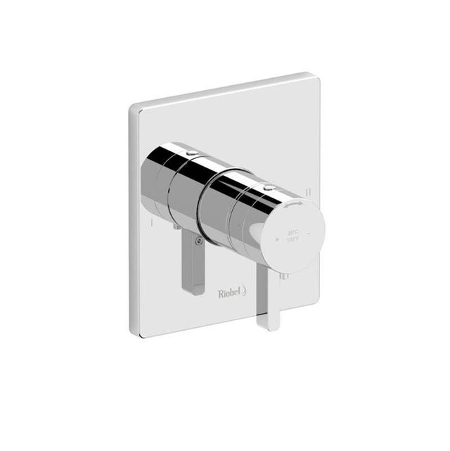 Riobel - ParadoxE 1/2'' Therm & Pressure Balance Trim With 2 Functions - Chrome