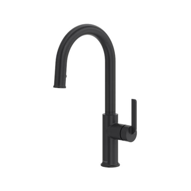 Riobel - AuthenticaE Pull-Down Kitchen Faucet With Single Spray - Black