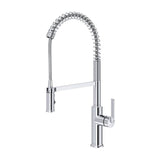 Riobel - AuthenticaE Pre-Rinse Pull-Down Kitchen Faucet - Chrome