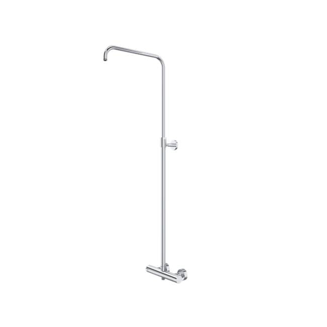 Riobel - Duo Rail With 1/2'' Thermostatic External Bar - Chrome