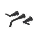 Riobel - MomentiE Wall Mount Lavatory Faucet Trim - Black