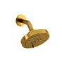Riobel - 6'' 6-Function Showerhead With Arm - Brushed Gold