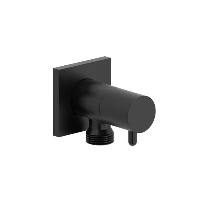 Riobel - Handshower Outlet With Integrated Volume Control - Black