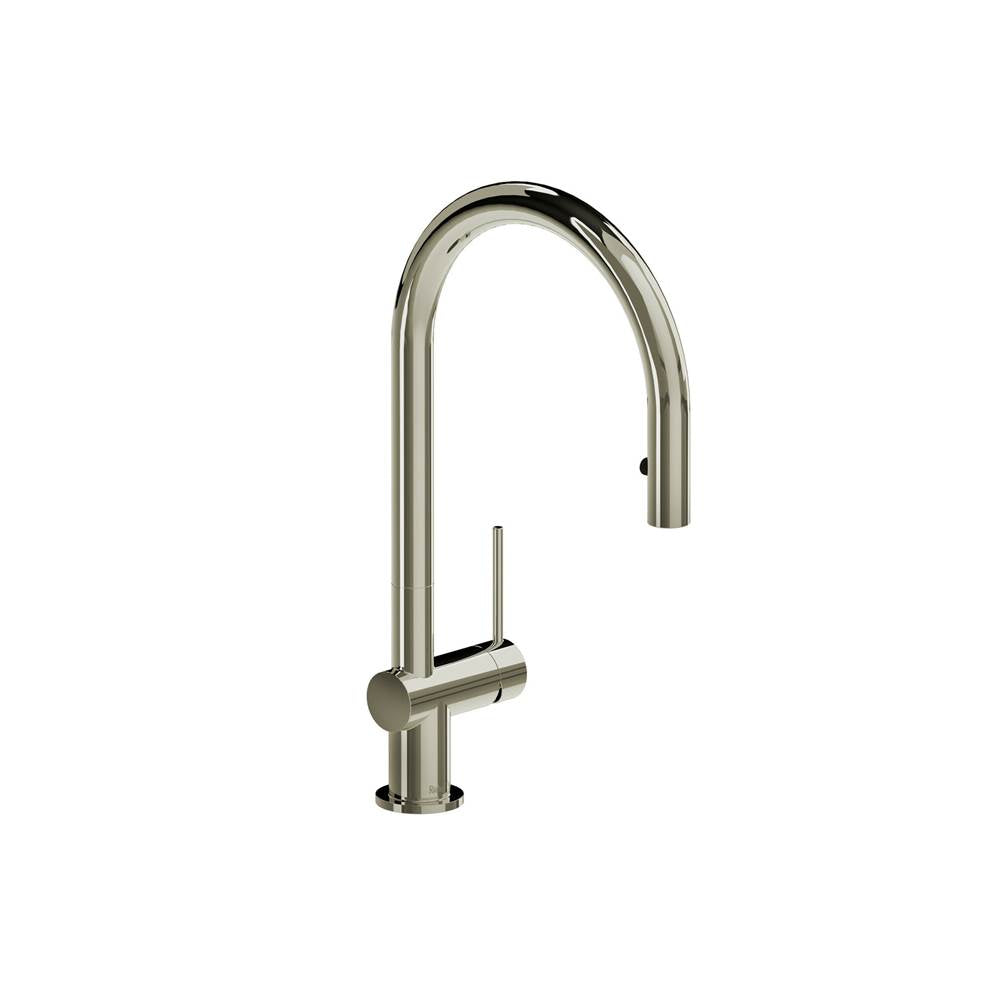 Riobel - AzureE Pull-Down Kitchen Faucet With Single Spray - Polished Nickel