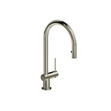 Riobel - AzureE Pull-Down Kitchen Faucet With Single Spray - Polished Nickel