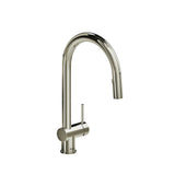 Riobel - AzureE Pull-Down Kitchen Faucet With C-Spout - Polished Nickel