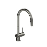 Riobel - AzureE Pull-Down Touchless Kitchen Faucet With C-Spout - Stainless