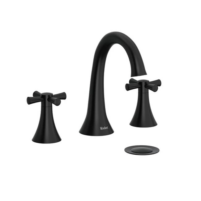 Riobel - Edge Widespread Lavatory Faucet - Black