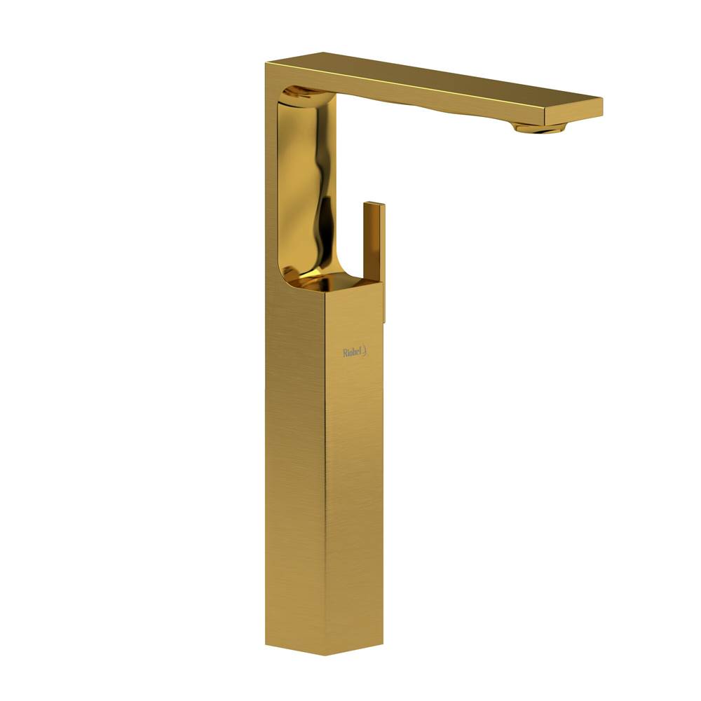 Riobel - Reflet Single Handle Tall Lavatory Faucet - Brushed Gold