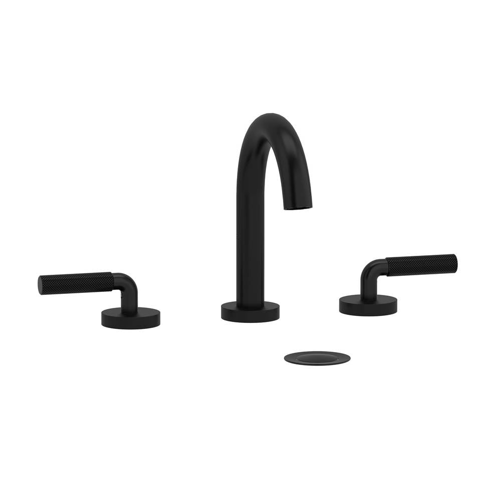Riobel - RiuE Widespread Lavatory Faucet With C-Spout - Black