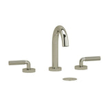 Riobel - RiuE Widespread Lavatory Faucet With C-Spout - Polished Nickel