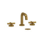 Riobel - RiuE Widespread Lavatory Faucet With U-Spout - Brushed Gold