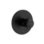 Riobel - Edge 1/2'' Therm & Pressure Balance Trim With 5 Functions - Black