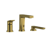Riobel - OdeE 3-Hole Deck Mount Tub Filler Trim - Brushed Gold