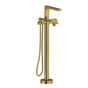 Riobel - OdeE Single Hole Floor Mount Tub Filler Trim - Brushed Gold