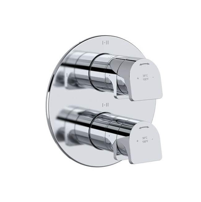 Riobel - OdeE 3/4'' Therm & Pressure Balance Trim With 6 Functions - Chrome
