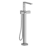 Riobel - Reflet Single Hole Floor Mount Tub Filler Trim - Chrome