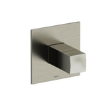 Riobel - Reflet 1/2'' Therm & Pressure Balance Trim With 2 Functions - Brushed Nickel