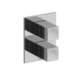 Riobel - Reflet 3/4'' Therm & Pressure Balance Trim With 6 Functions - Chrome