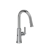 Riobel - TrattoriaE Pull-Down Touchless Kitchen Faucet With C-Spout - Chrome
